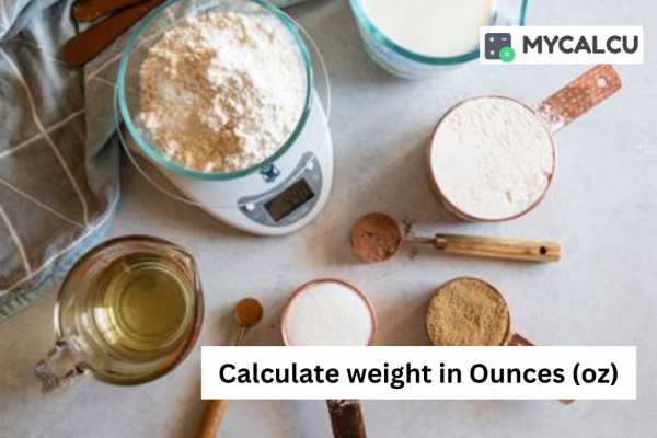 How To Calculate Weight In Ounces (Oz)?