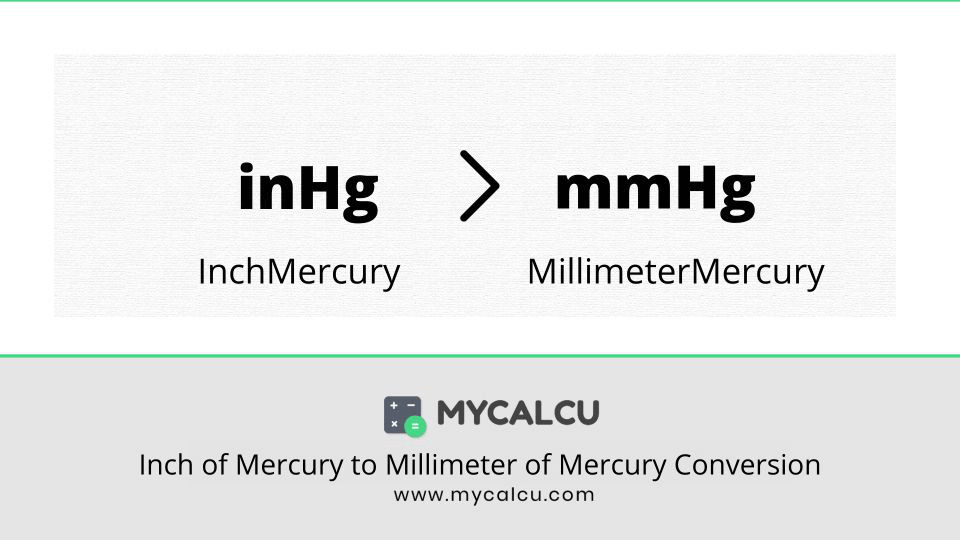 inhg to mmhg Conversion - Mycalcu.com inhg to mmhg